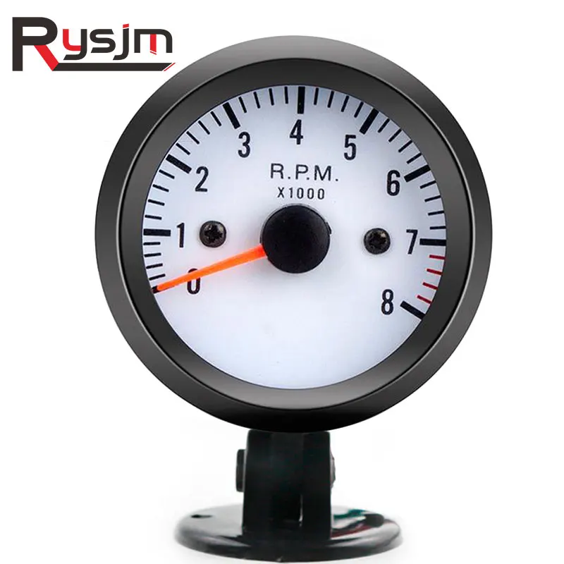 Тахометр мотоциклетный универсальный 2 дюйма 52 мм 12 В синий светодиодный ОД 0 8000