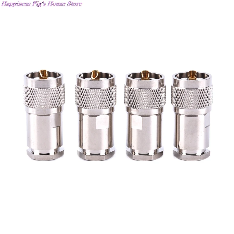 

1pc UHF Male Plug PL259 Clamp For RG8 RG165 RG213 7D-FB Cable RF Connector