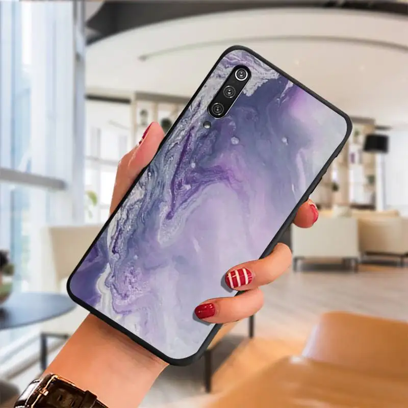 

Gradient marble water pattern Phone Case For Xiaomi 8 9 A21 A1 note10 Cover Fundas Coque