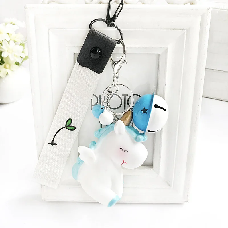 

Pink Unicorn Hair Ball Keychain Ladies Bag Pendant Keychain Plush Ball Fluffy Artificial Rabbit Hair Keychain Girl Key Pendant