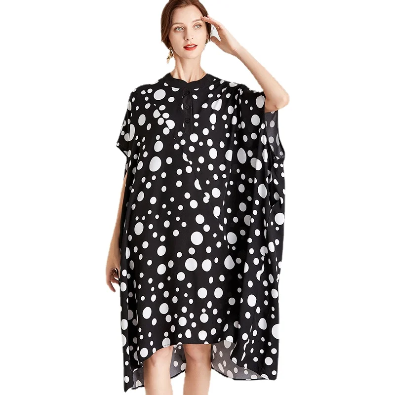 

Maxi Dresses for Women Casual Women's Dresses Loose Free Shipping Batwing Sleeve DR210139