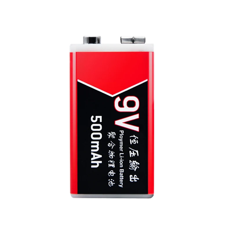 

USB Charging 9V 500mAh Li-ion Battery USB Rechargeable battery 9v lithium UK