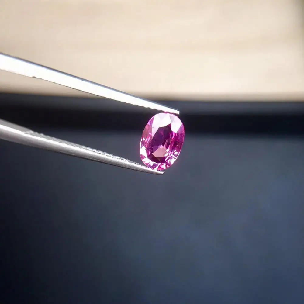 A409 розовый сапфир 1.04ct натуральный нежаркий Шри Ланка свободные драгоценные