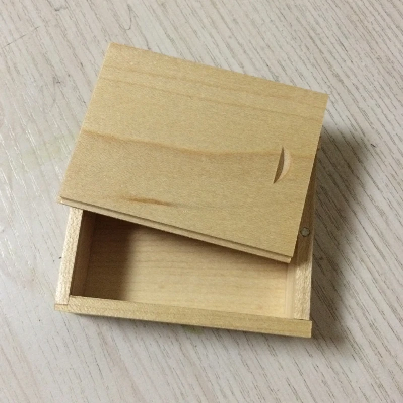 5 шт. деревянная упаковочная коробка без логотипа с магнитом прямоугольная