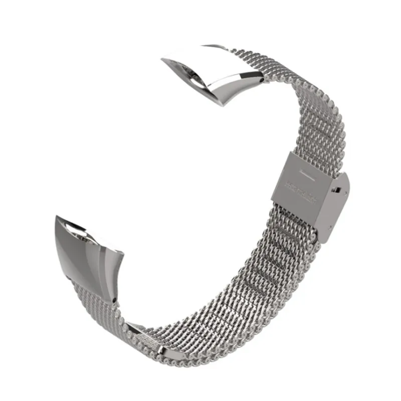 Silver Mijobs Milan металлический ремешок для huawei Honor Band 4 Широкие ремешки Браслет из нержавеющей стали умные аксессуары для Honor Band 4 - Цвет: Silver