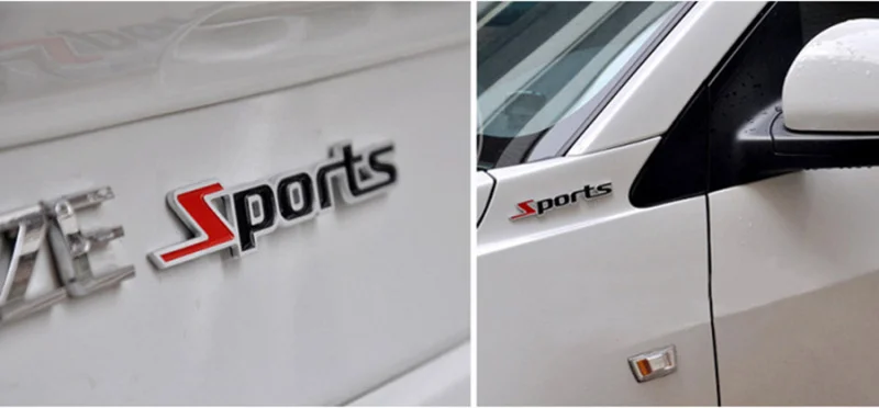 Автомобильный Стайлинг 3D металлические автомобильные наклейки спорт для Mitsubishi