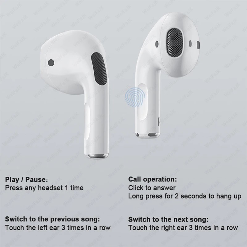 tws pods pro 4 wireless headphones bluetooth earphone in ear earbuds gaming headset for apple iphone xiaomi android smartphones free global shipping