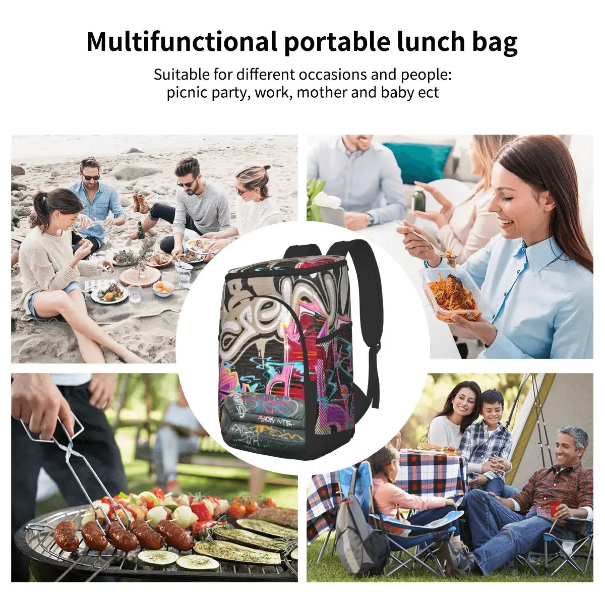 

15L Refrigerator Bag Soft Large Insulated Cooler Backpack Thermal Isothermal Fridge Travel Beach Beer Bag Background