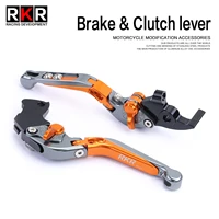 motorcycle adjustable brake clutch levers motocross cnc retractable extended handle lever for ktm 250duke rc390 duke 250 rc 390