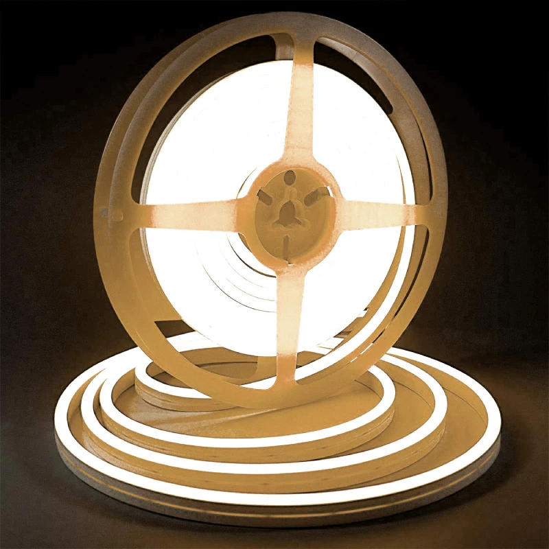 Светодиодная лента Lamomo силиконовая супер яркая водонепроницаемая 12 В безопасная