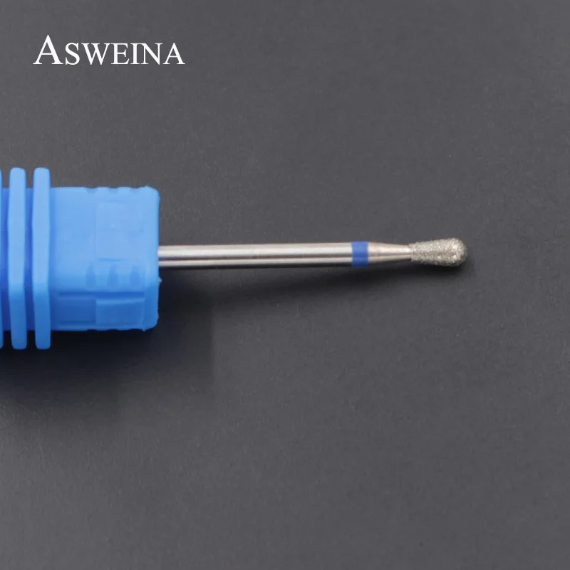 ASWEINA 1 шт. круглые алмазные вращающиеся сверла электрические сверла для ногтей Аксессуары для дизайна ногтей фрезы пилочка для ногтей инструмент для ухода за ногами