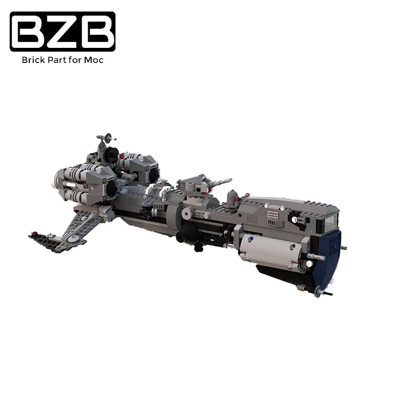 

BZB MOC Ocean Destroyer Vortex Class Scout Cruiser Creative Fish Boat Building Block Model Kids Toys DIY Brick Parts Best Gifts