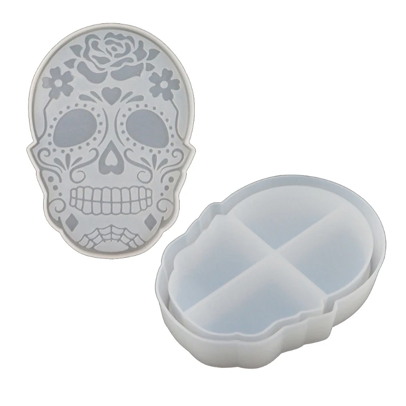 

Storage Box Mold Jewelry Ring Box Mold Suitable for Soap Candle Holder Jewelry Box Flower Pot Craft Diy Home Decoration