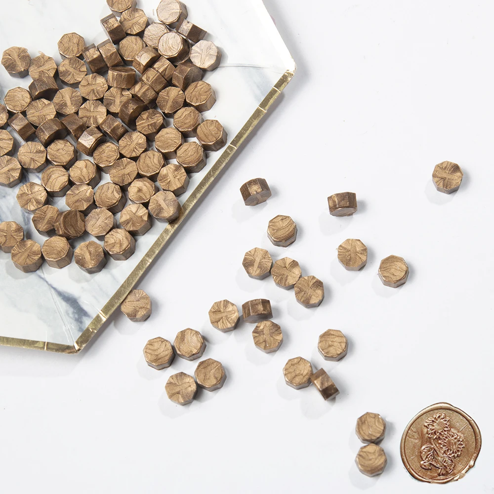 100 шт./лот ретро штамповка запечатывание восковых бусин восковое уплотнение