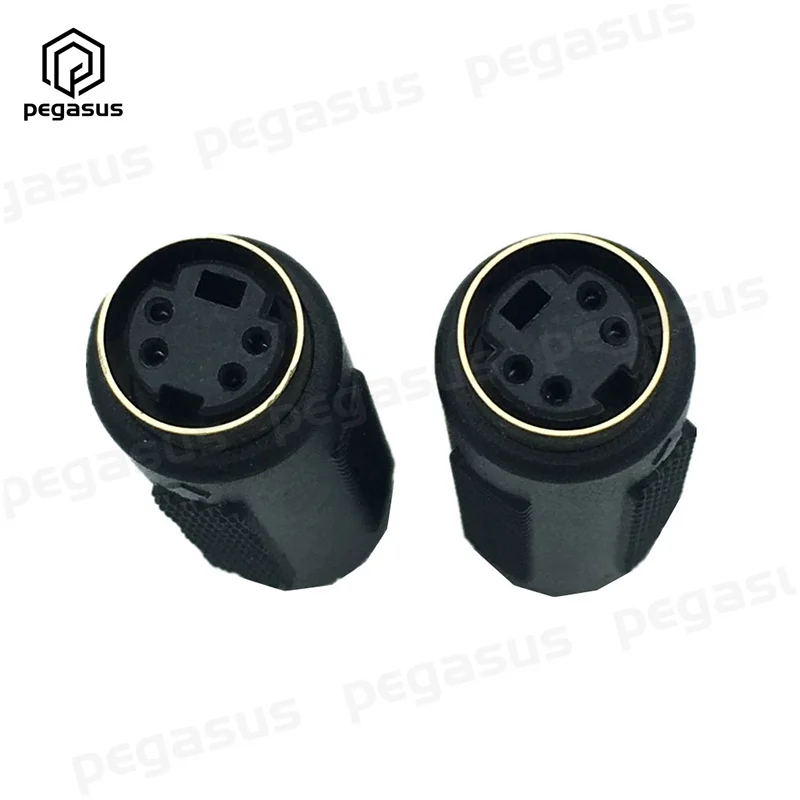 Позолоченный S-видеокабель 4-контактный переходник гнездо-гнездо для микрофонов