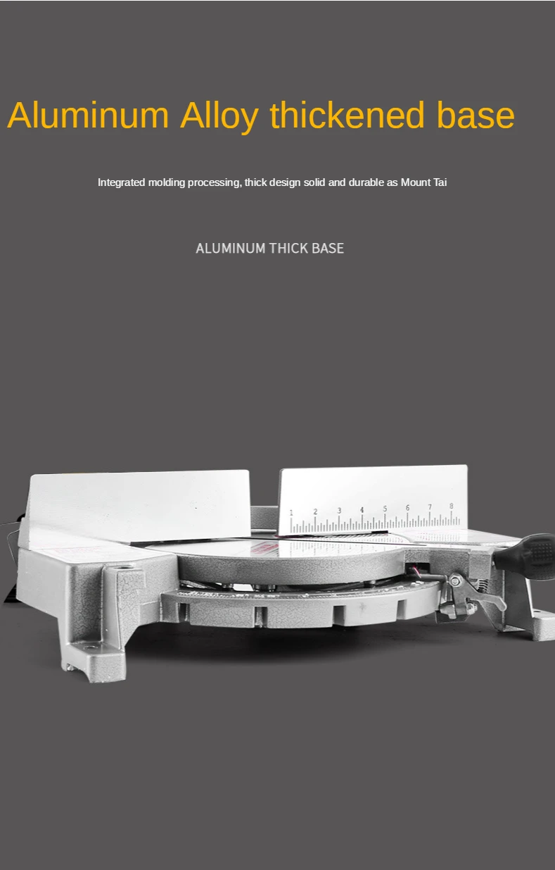 

220V Power Tool 10 Inch Multi-Function Saw Aluminum Wood Cutting Machine Angle Oblique Cutting Saw
