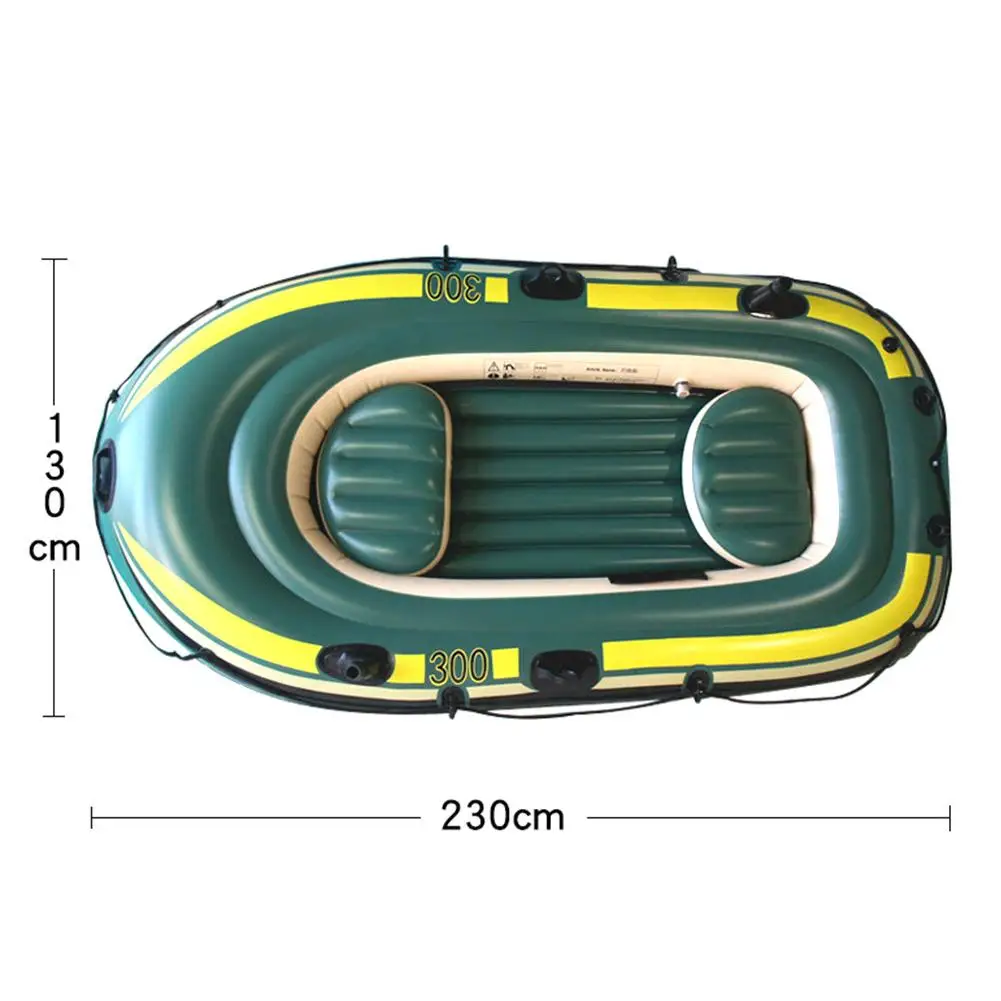 

2~3 People Fishing Inflatable Boats Rubber Boats Pvc Kayaks Easy To Carry Suitable For Lakes Fishing Rafting Travel