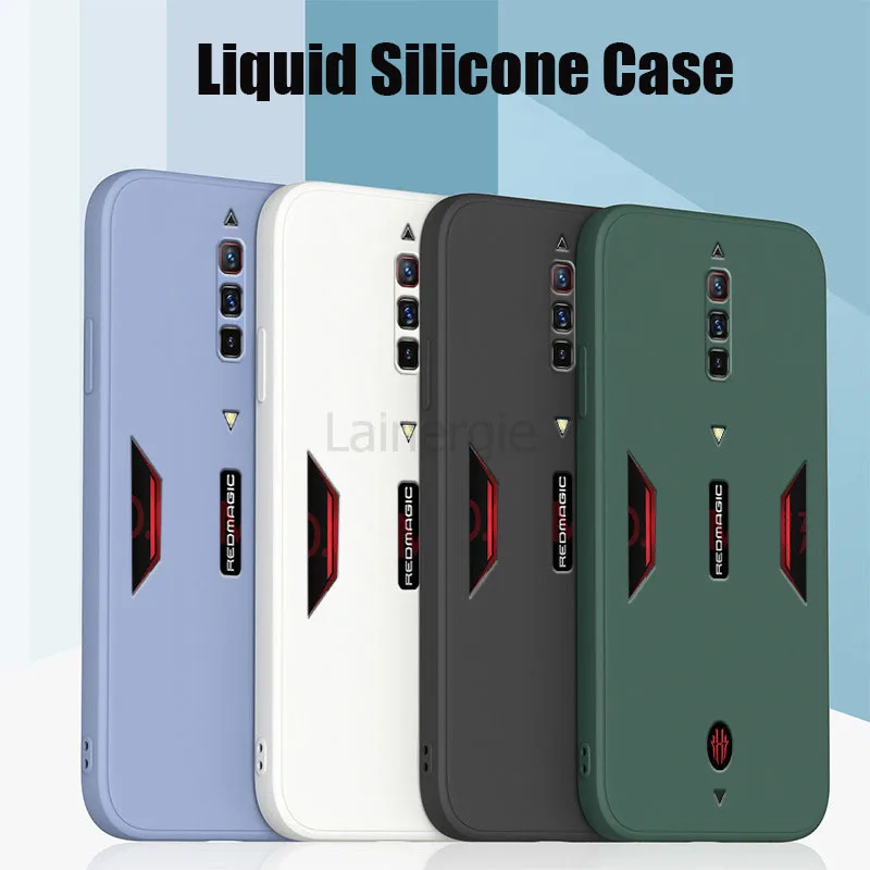 Чехол для Nubia Red Magic 6 Pro, жидкий силиконовый мягкий матовый защитный чехол для камеры для Red Magic 6 Pro 6R Magic6, чехол для телефона s