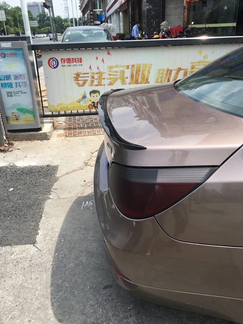 Для BMW E60 M5 520 525 528 535 Спойлер ABS Пластик Неокрашенный задний спойлер на крыло крышу