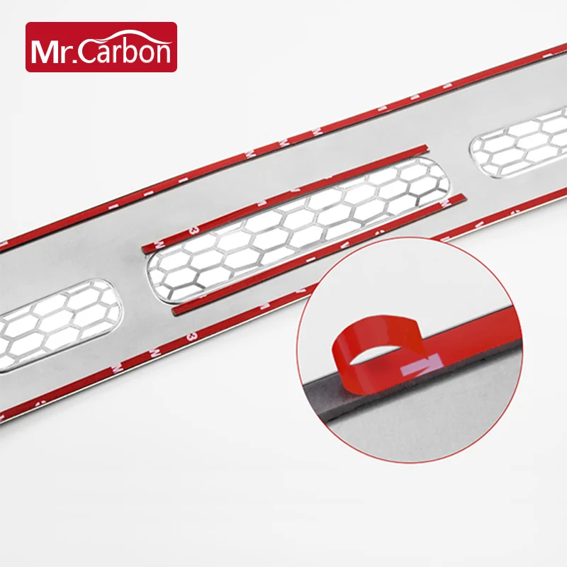 Декоративная полоса для заднего бампера автомобиля защитная наклейка из
