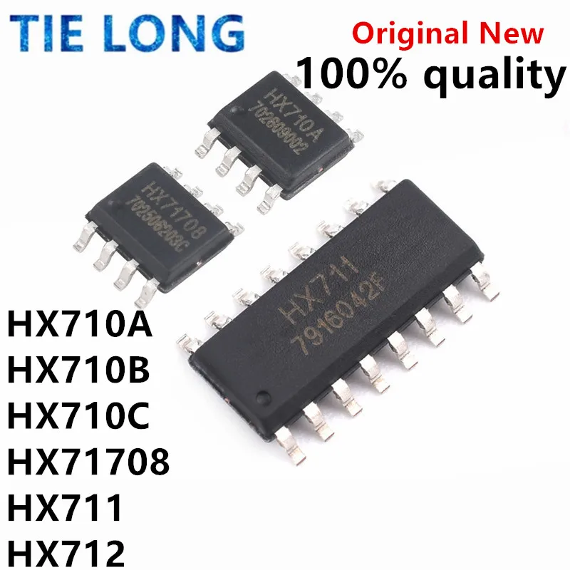 

5 шт./лот HX710A SOP-8 HX710B HX710C HX71708 HX711 HX712 SOP-16 цифровой датчик температуры IC SOP-8