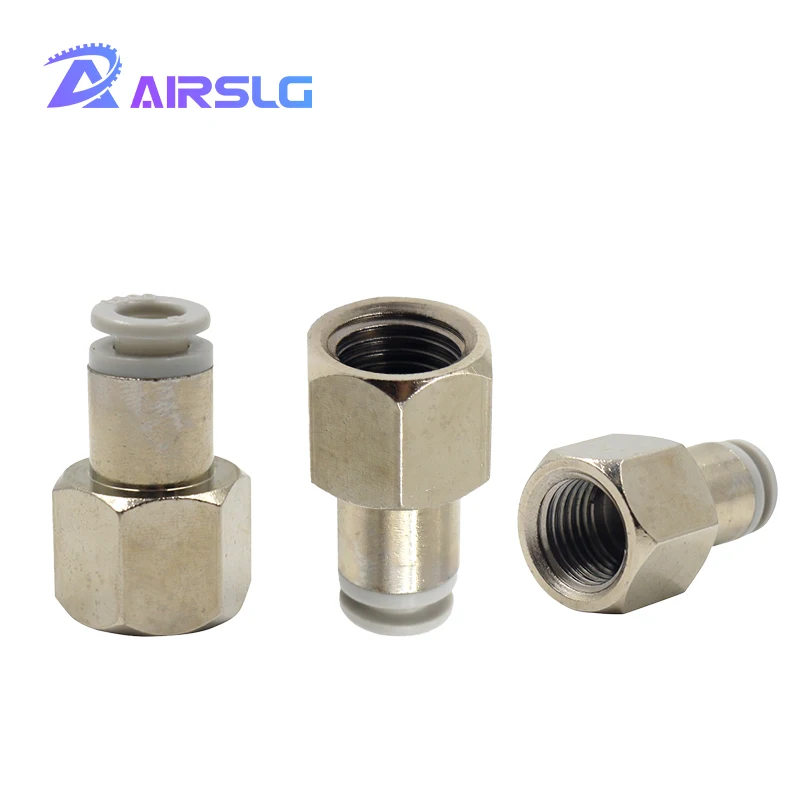 

Air Connectors Male Famale Hose Fittings Water Hose Pneumatic Push In Fittings pneumatic connector for 4 6 8 mm tube M5 1/8 1/4