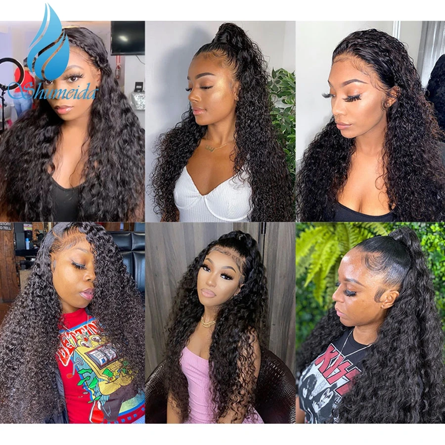 

13*6 Lace Front Wig with Baby Hair 180 Density Glueless Human Hair Wigs Brazilian Remy Human Hair Wigs Curly Wig For Black Women