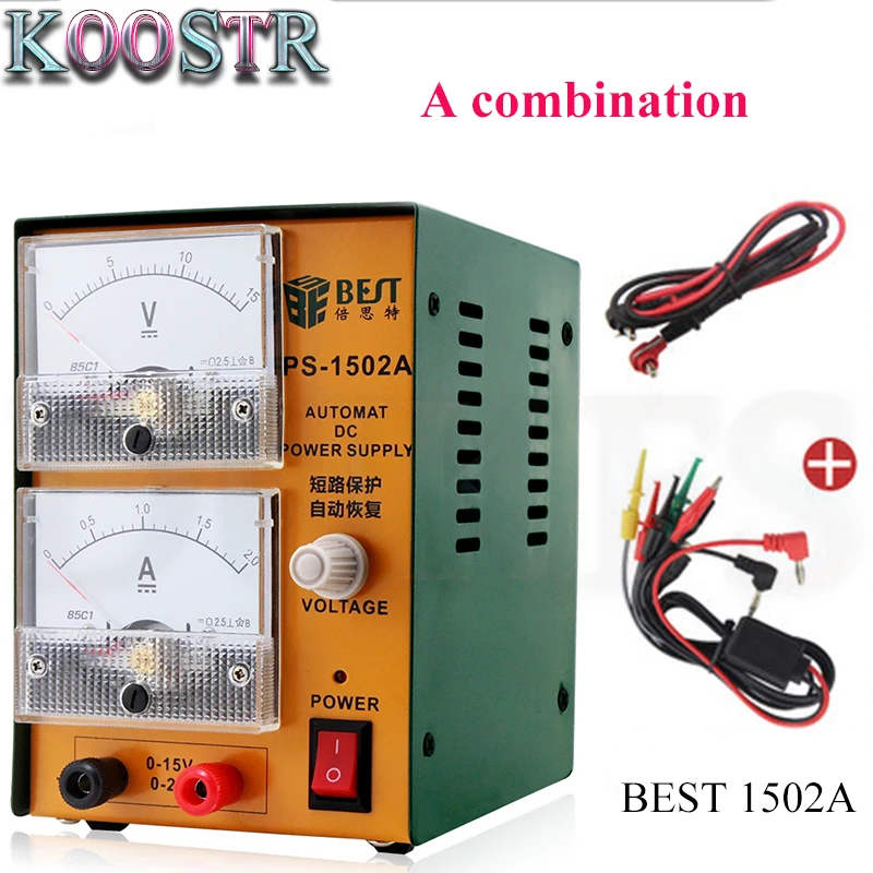 BEST 1502A 15V 2A Одноканальный выход и Высокоточный источник питания постоянного тока