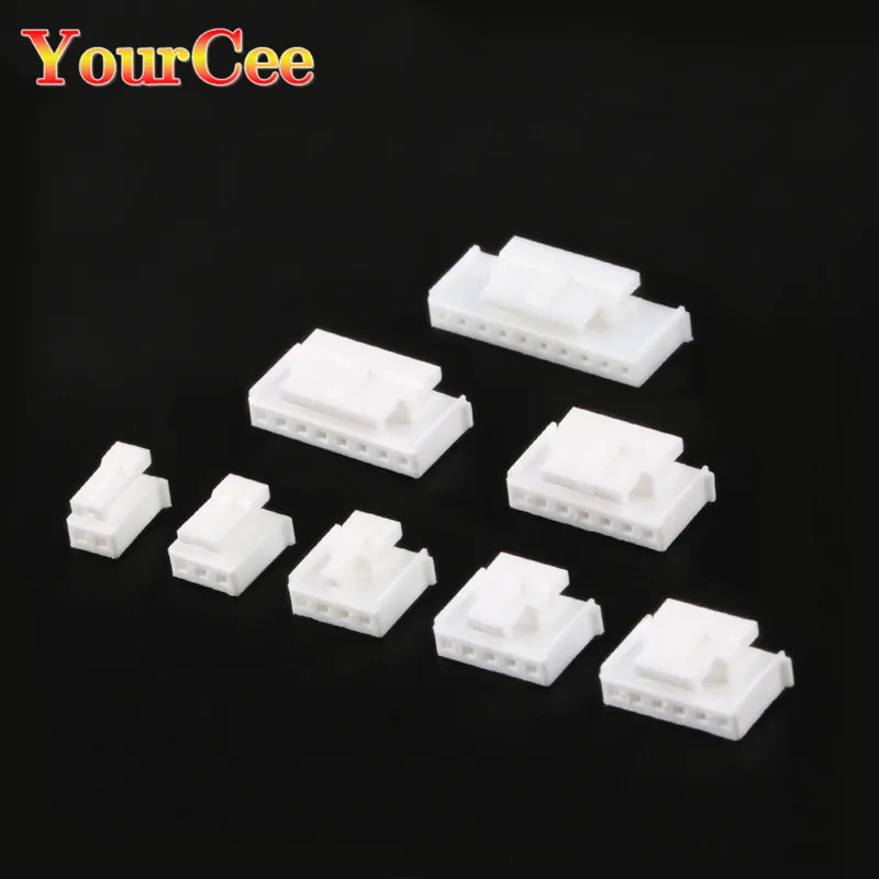 

100Pcs HY2.0 Plastic Shell 2.0mm Pitch Connector With Buckle Lock Connector 2P/3P/4P/5P/6P/7P/8P/10P