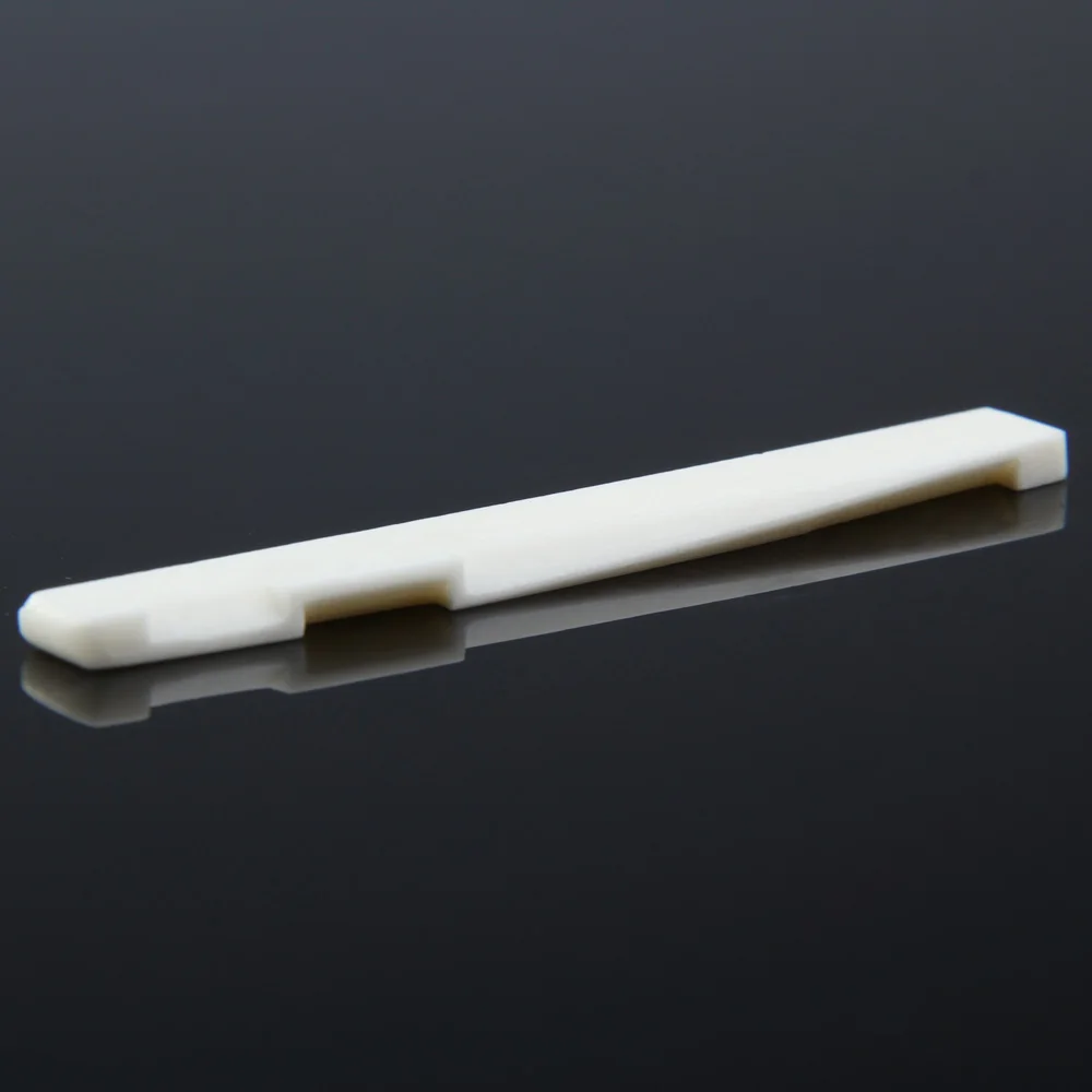 Гитарный мост 6 контактов седло кость/кость акустическая гитара белая|Детали и