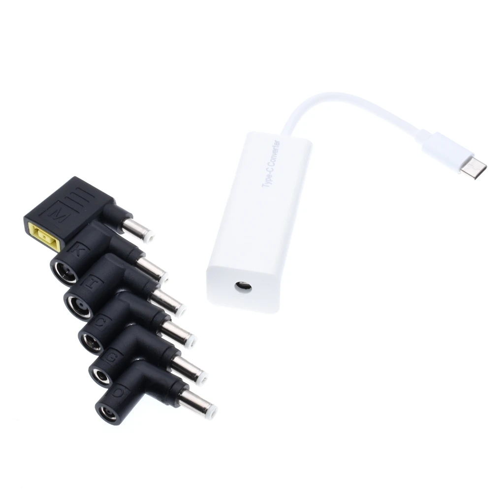 Конвертер USB Type C разъем питания постоянного тока квадратный мама на адаптер для