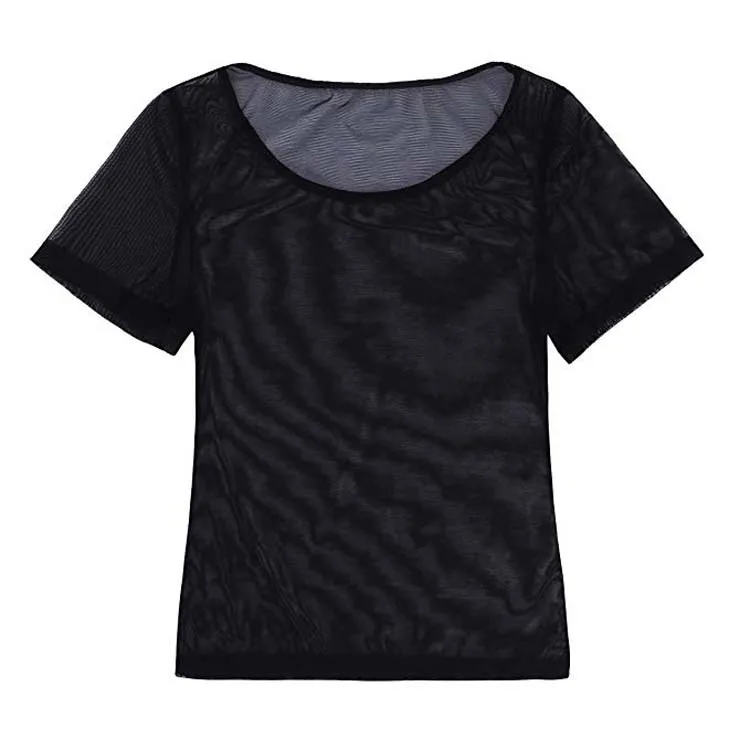 Акция по низкой цене 2 шт. женский короткий/длинный рукав сексуальный прозрачный