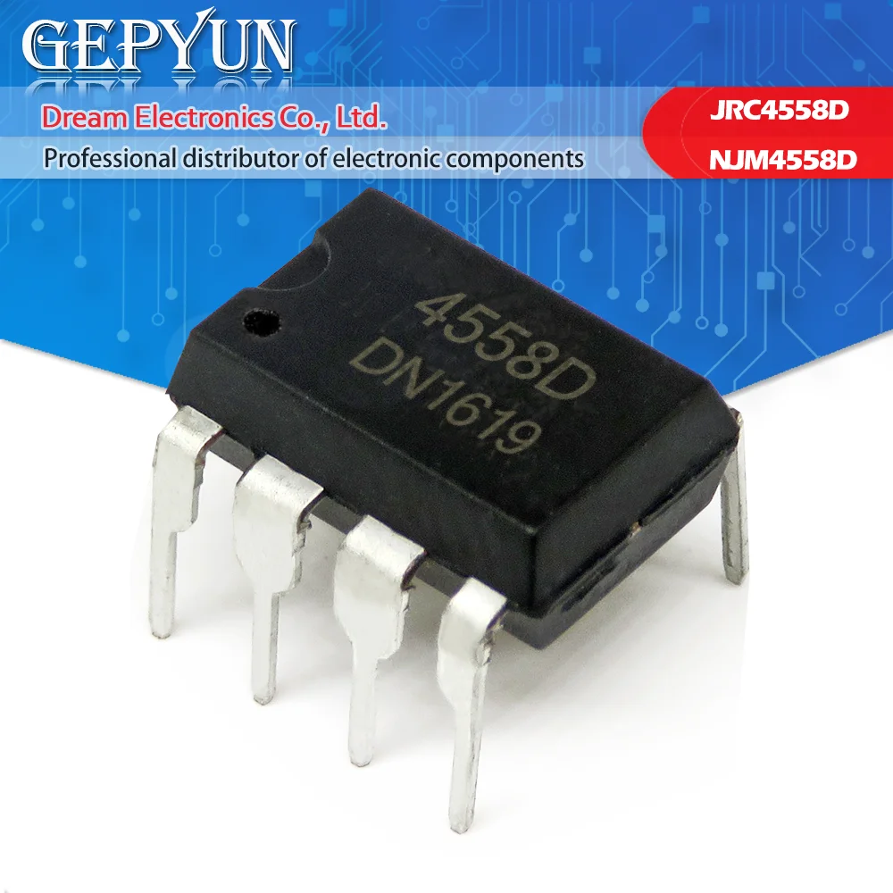 

100 шт. NJM4558D DIP8 NJM4558 DIP JRC4558D JRC4558 Новый и оригинальный IC