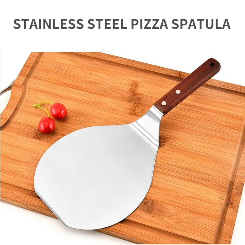 Pizza Fader Stainless Steel Cake Server Made Of Bread Shovel Cutlery Supplies | Дом и сад