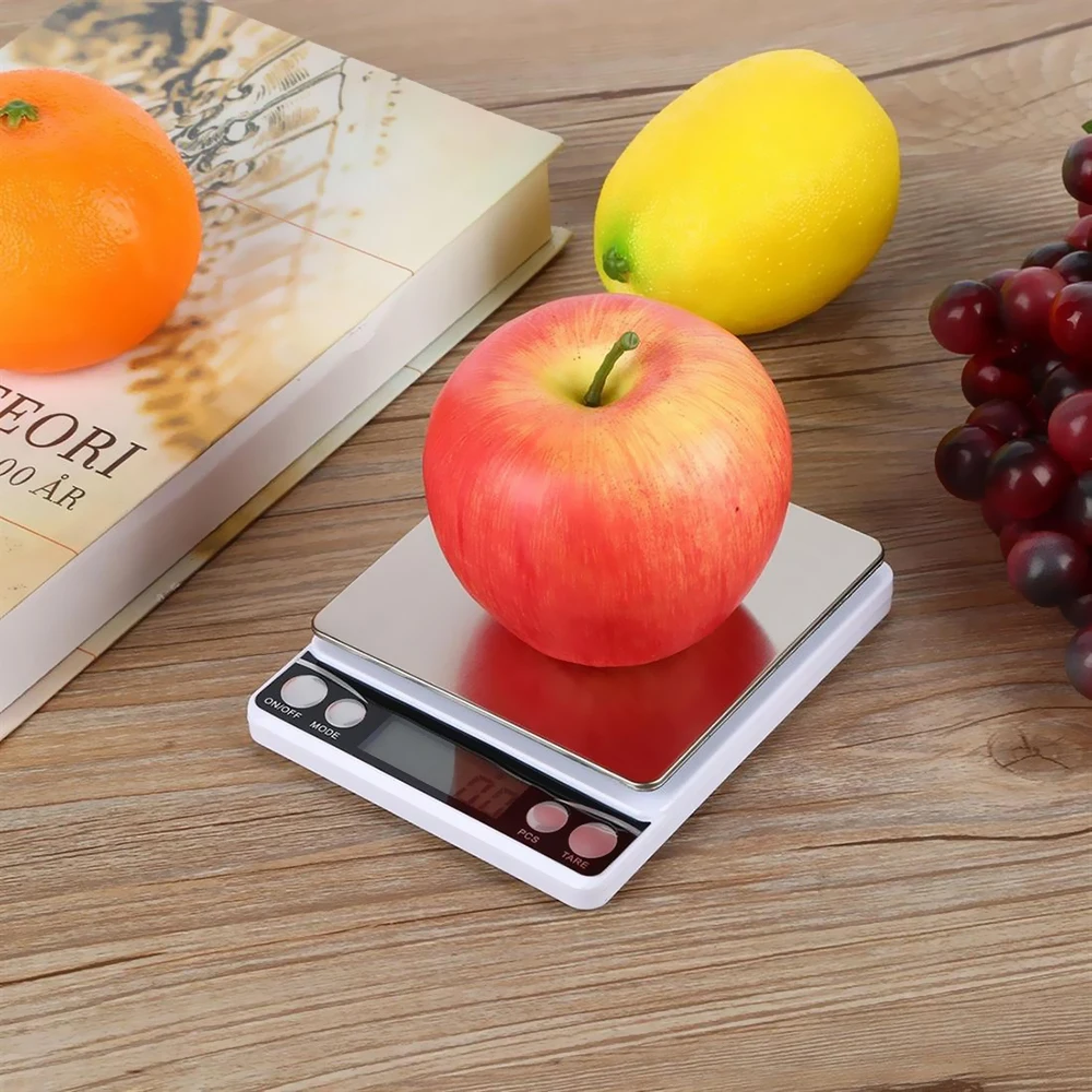 

2kg/0.1g Digital Kitchen Scaleortable Digital Bead Scale Kitchen Household Food Scale Electronic Scale Scale Without Battery