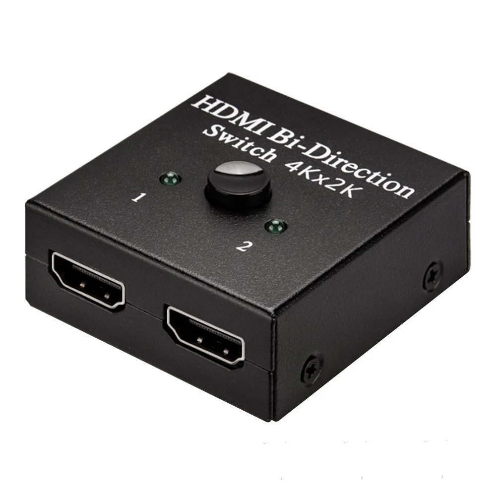 

OULLX Switch KVM HDMI-Compatible Splitter 4K Bi-Direction 1x2/2x1 Adapter For HDMI Switcher 2in1 out For PS5/4 XBox TV Computer