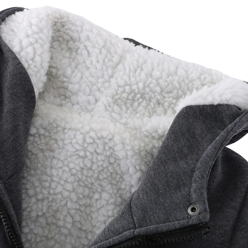 ANSELF Parka пальто женское с капюшоном Дафлкот куртка из искусственного меха Подкладка Пряжка молния спереди плюс размер теплая зимняя повседневная верхняя одежда