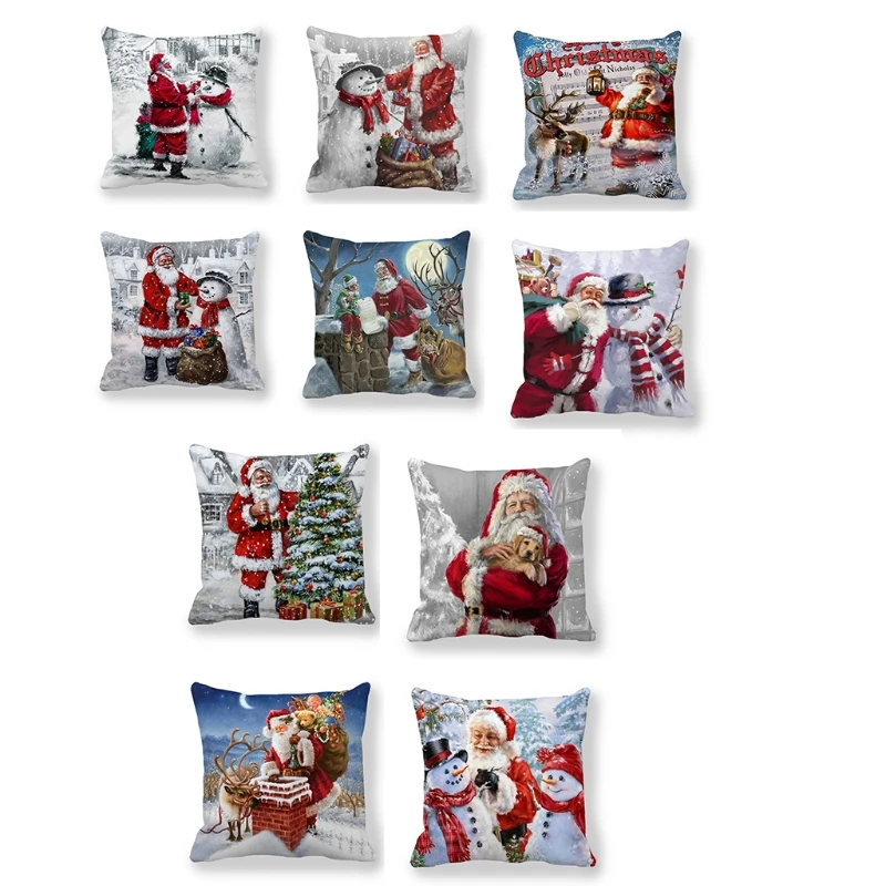 

Рождественский чехол для подушки, декоративный чехол для подушки, Рождественский чехол для подушки