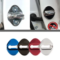 door lock protective cover for mazda 2000 2021 stainless steel door lock cover door lock caps car styling 4pcs