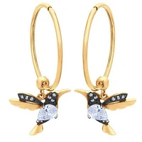 new popular jewelry pear shaped zircon bird earrings versatile fashion temperament earrings whole sale
