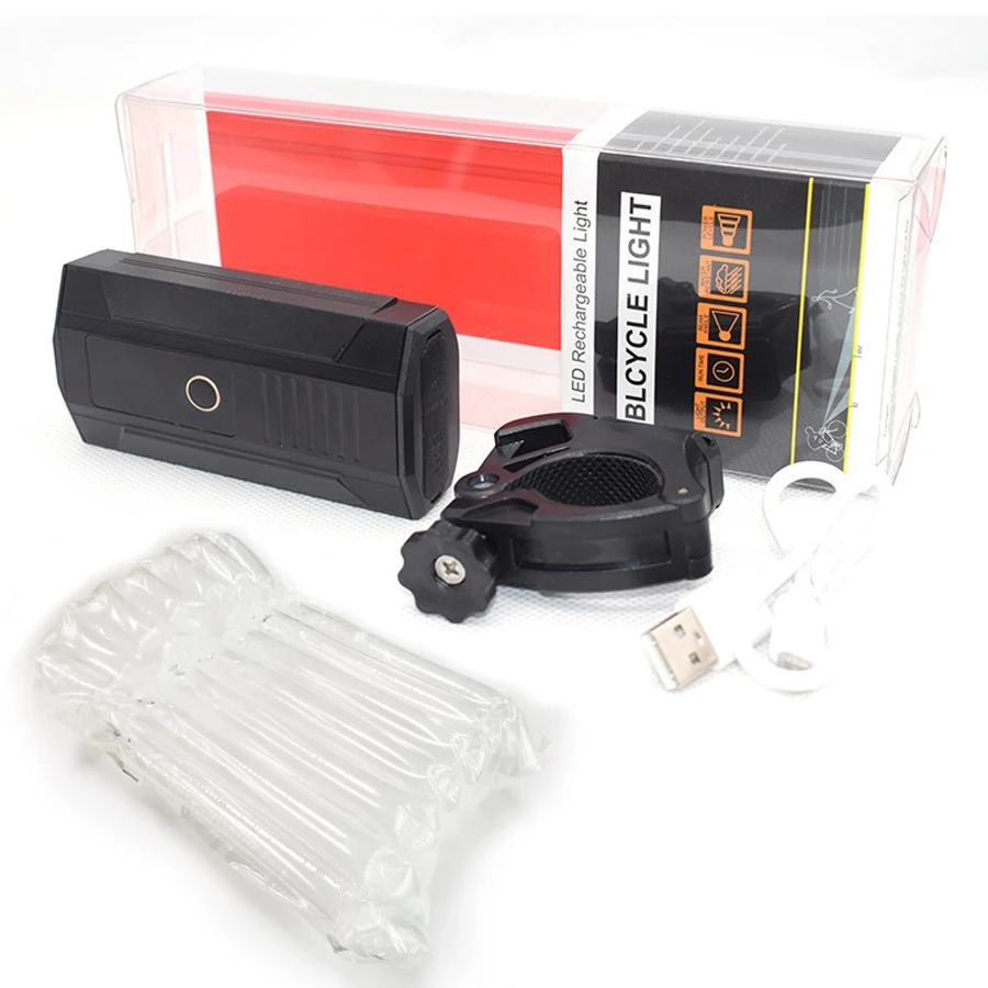 

NEWBOLER Digital Display USB rechargeable LED bicycle light front rear 2400 Lumen 5200mAh cycling lamp Waterproof bike light kit