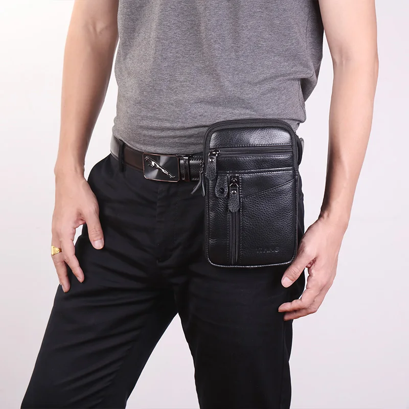 Сумка на плечо мужская из натуральной кожи Повседневная Деловая сумочка