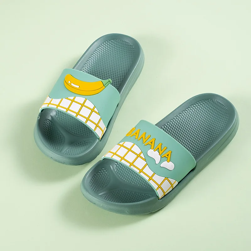 

Home Cartoon Fruit Slippers Couple Summer Indoor Non-slip Bathroom Slippers Outdoor Cushioning Casual Women Beach Shoes TUX98