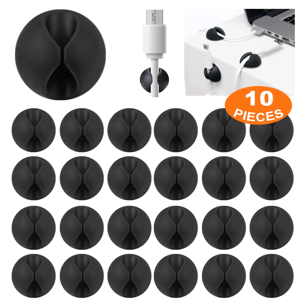 10 шт. многоцелевой автомобильный Настольный Настенный Круглый USB держатель