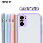 Матовый противоударный чехол для Xiaomi 11 Redmi Note 10 10S 9S 9 Pro Max 9T Note 8 Mi 10T Lite Pro POCO X3 M3 F2 F3, прозрачные чехлы карамельных цветов