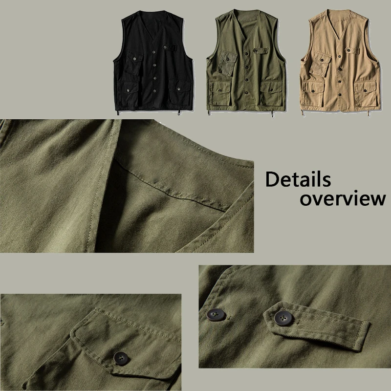 

Vests Women Cropped Couple Normcore Street Style Spring 2021 Solid Plus Size 2xl Loose Harajuku Simple Classic Pockets Ulzzang