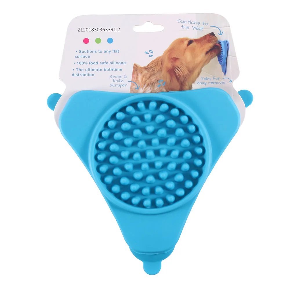 Собака чаша игрушка арахисовое масло ноги Pad присоска стены медленная еда миска