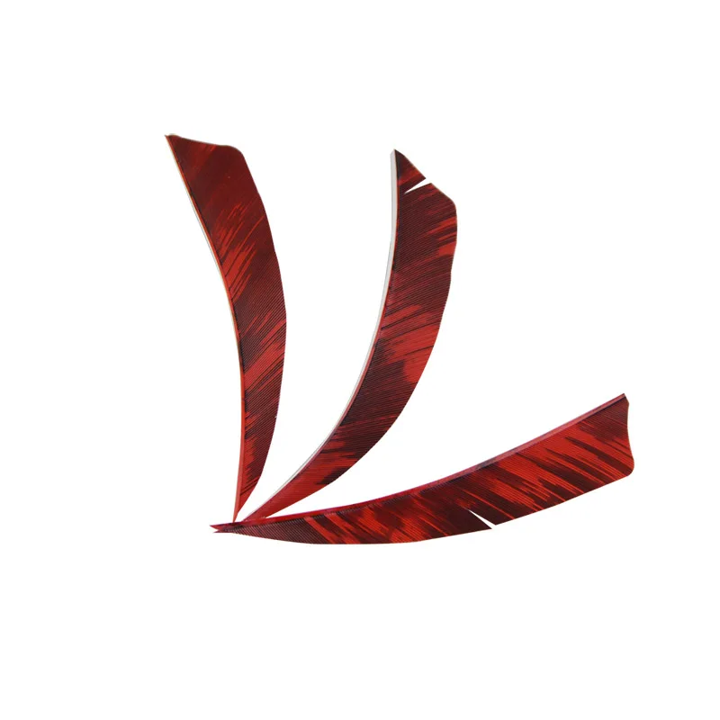 

50/100pcs 4Inch Archery Arrow Turkey Feathers Shield-Shape Fletchings Arrow Vanes DIY Outdoor Shooting Hunting Accessories