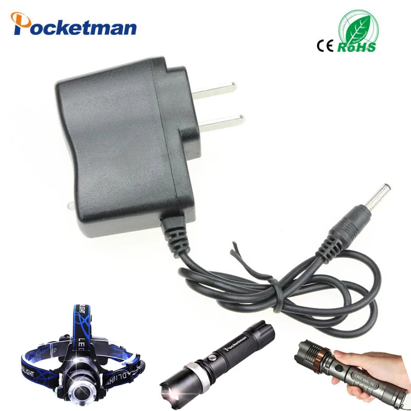 

Зарядное устройство для светодиодного фонарика 18650 зарядное устройство для аккумулятора светодиодная фара Прямая зарядка вилка для ЕС США ...