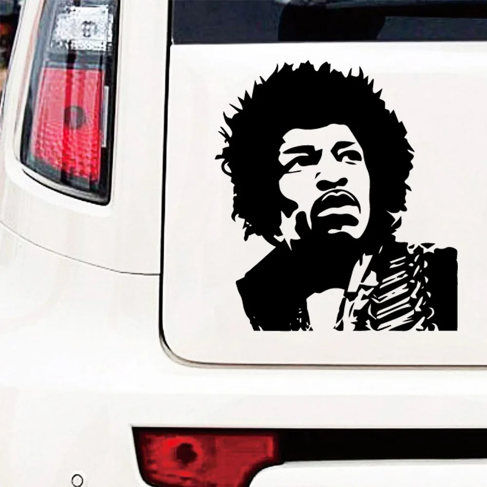 

Hot guitarist Stickers On The Car Car Styling Car Window Bumper Truck Decal Vinyl Waterproof Car Sticker Graphics